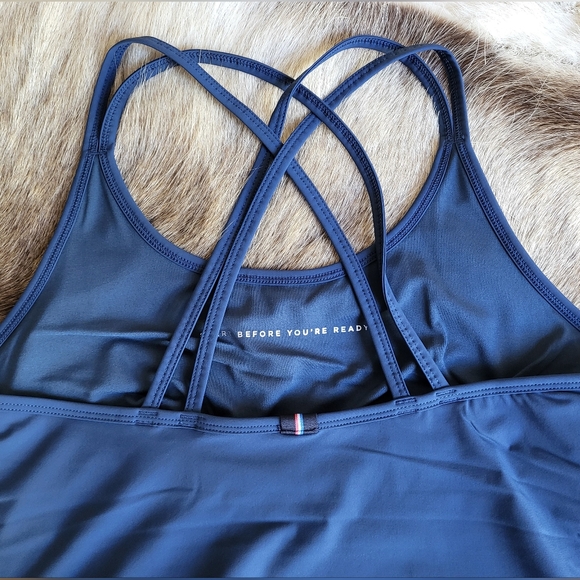 NWT FourLaps Vitality Athleisure Sport Dress Built-in Shorts Midnight Blue Small - Picture 5 of 13